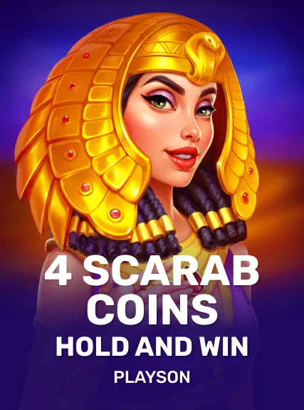 4 Scarab Coins: Hold and Win