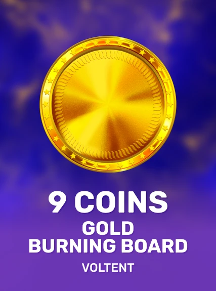 9 Coins Gold Burning Board