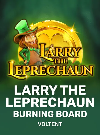 Larry the Leprechaun Burning Board