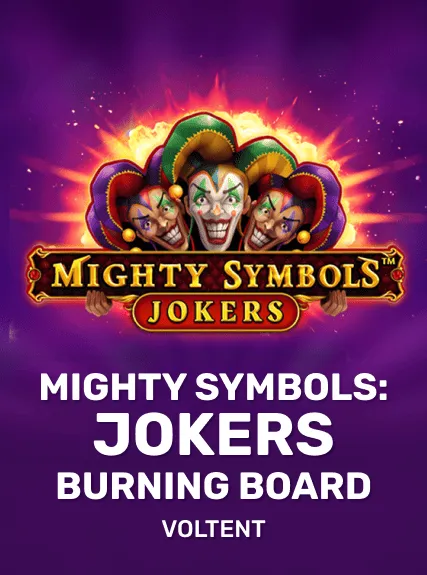 Mighty Symbols: Jokers Burning Board